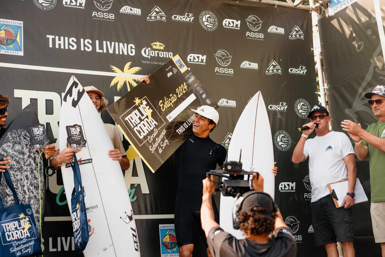 Confira os ganhadores pro, long, sup e master da segunda etapa - Praia de Camburi